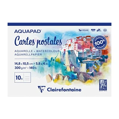 Afbeelding van Clairefontaine A6 Ansichtkaarten 300 grams 20 vellen