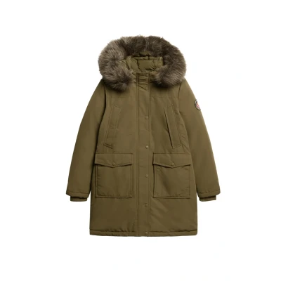 Afbeelding van Superdry Everest Parka, Dames, Maat: 40, Grey marl jaffa