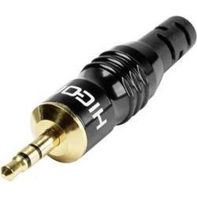 Afbeelding van Hicon HI J35S02 Jackplug 3.5 mm Stekker, recht Aantal polen: 3 Stereo Zwart 1 stuk(s)