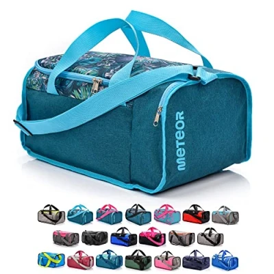 Afbeelding van 20 liter sporttas kinderbadtas gymtas heren zwemtas schoudertas reistas jongens vakantie tas klein fitnesstas dames riemtas sport school kinderbekers, Leaves