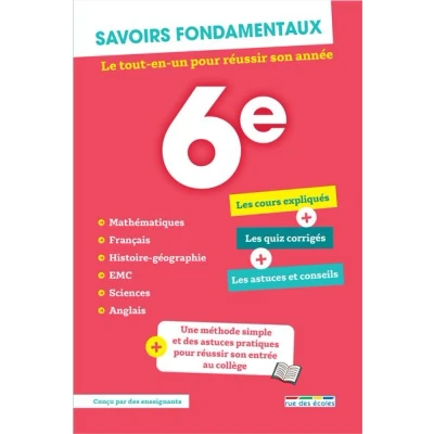 Image de Savoirs fondamentaux 6e Toutes les matières