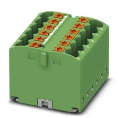 Afbeelding van Phoenix Contact PTFIX 12X2,5 GN 3273294 Verdeelblok 0.14 mm² 2.50 Groen 8 stuk(s)