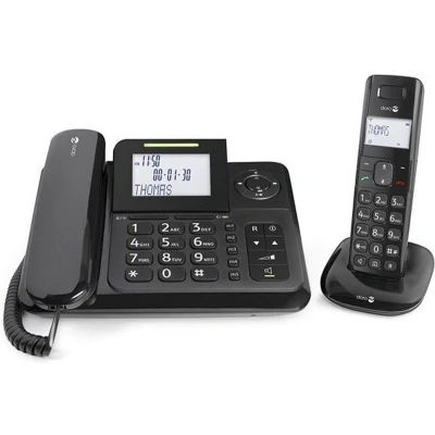 Afbeelding van Doro Dect + Telefoon Senior Zwart