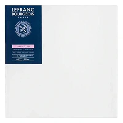 Image de Châssis coton Qualité classique 50x50cm Lefranc Bourgeois