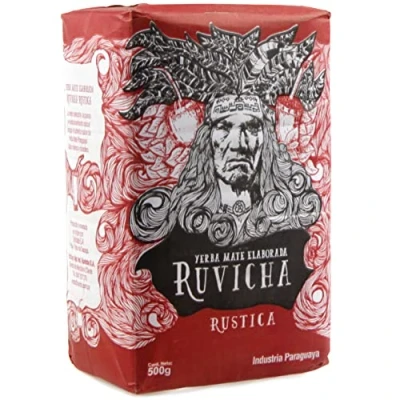 Afbeelding van 🌿Yerba Maté Ruvicha Rustica 500 g + geschenkmonster (50 g): rijk aan antioxidanten en vitaminen, versnelt de stofwisseling, zonder suiker