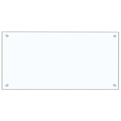 Image de vidaXL Dosseret de cuisine Transparent 80x40 cm Verre trempé249469