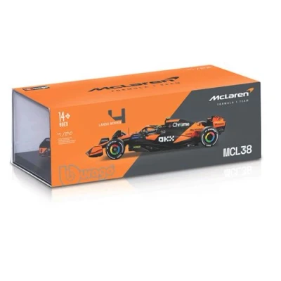 Image de Véhicule Bburago F1 McLaren MCL38 2024 Norris avec casque
