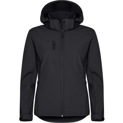 Afbeelding van Clique Classic Softshell Hoody Women 0200917 Zwart