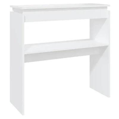 Afbeelding van vidaXL Consoletafel wit 80x30x80 cm bewerkt hout