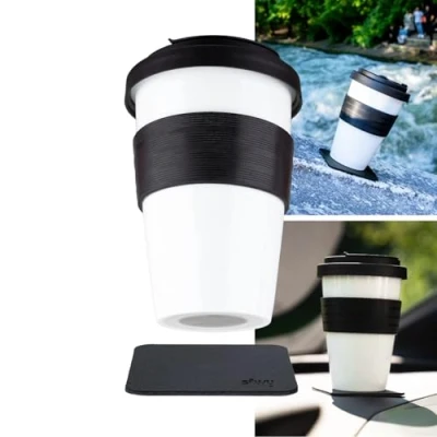 Afbeelding van Silwy Porseleinen To Go Cup 0.35L incl. Coaster
