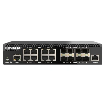 Afbeelding van QNAP Switch QSW M3216R 8S8T 10 Gigabit, Managed