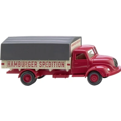 Afbeelding van Wiking 042004 H0 vrachtwagen Magirus Pick up Hamburger expedition