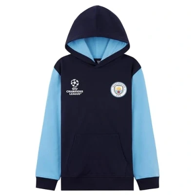 Afbeelding van Manchester City F.C. Hoodies voor jongens, sweatshirt met capuchon tieners, jongens (marineblauw/blauw, 13 14 jaar), Marineblauw.