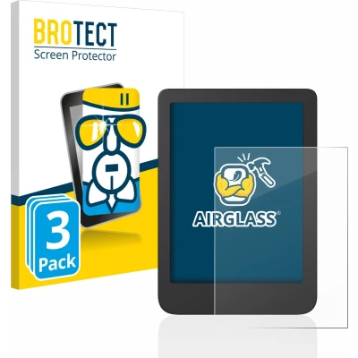 Afbeelding van BROTECT Screenprotector voor Tolino Shine 4 / 5 Color 2024 Folie Beschermfolie Beschermglas transparant (3 Stuks)