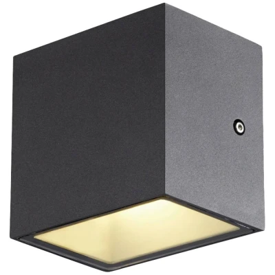 Afbeelding van SLV SITRA S 1005148 LED buitenlamp (wand) vast ingebouwd 6.2 W Antraciet
