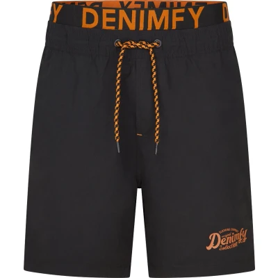 Afbeelding van DENIMFY Heren Short DFNeo bequem Zwart 5XL Volwassenen Zwembroek Zwemshort