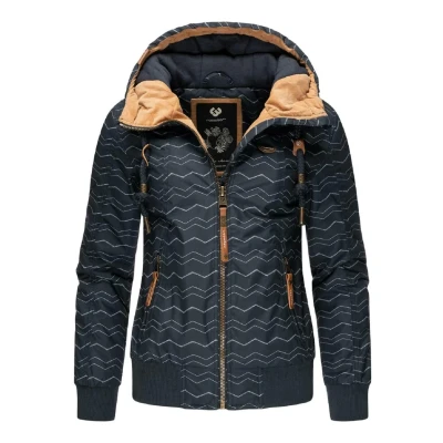 Afbeelding van Ragwear Druna ZIG ZAG Winterjas, Dames, Maat: XS, Dark blue