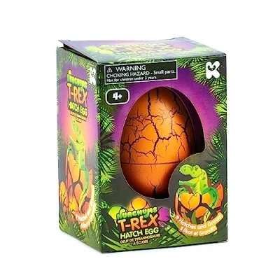 Afbeelding van NURCHUMS Dek ei, gehakt en groei van de T Rex dinosaurus (groot 11 cm)