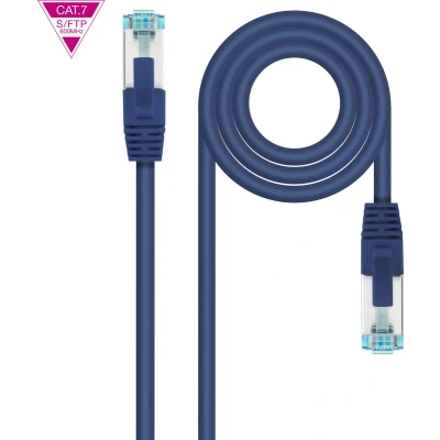 Afbeelding van Nanocable 10.20.1700 BL, 0,5 m, Cat7, SF/UTP (S FTP), RJ 45, Blauw