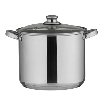 Afbeelding van axentia Universele pot van roestvrij staal, zilverkleurig, 10 liter