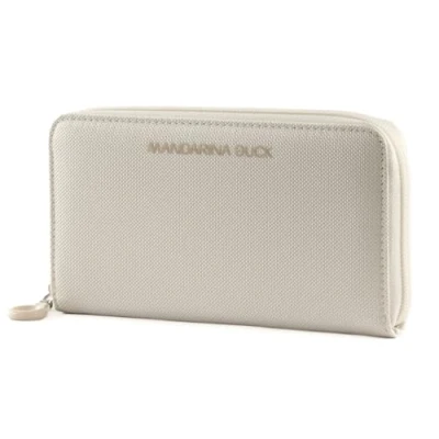 Afbeelding van MANDARINA DUCK Portemonnee MD20 Zip Wallet Optical White Wit