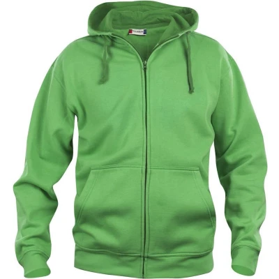 Afbeelding van Clique Basic Hoody Full Zip 021034 Appel groen