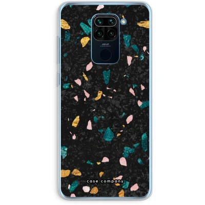 Afbeelding van Case Company® hoesje geschikt voor Xiaomi Redmi Note 9 Terrazzo N10 Soft Cover Telefoonhoesje Bescherming aan alle Kanten en Schermrand