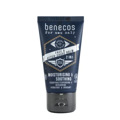 Afbeelding van Benecos Face &amp; After Shave Balm 50ML
