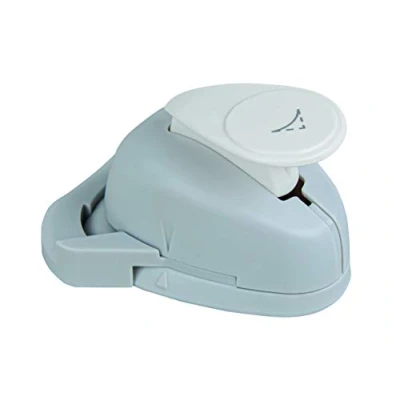 Afbeelding van Rayher hobby 69042000 hoekperforator: afgerond, kunststof en metaal, oranje/grijs