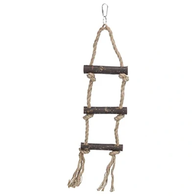Afbeelding van Trixie Natural Living Knoopladder Vogelspeelgoed 40 cm 3 Treden