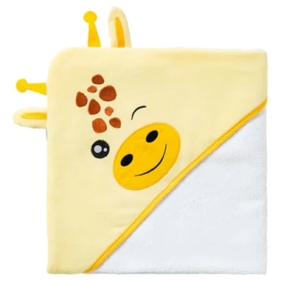 Afbeelding van babyCalin Badcape 75 x cm, giraf