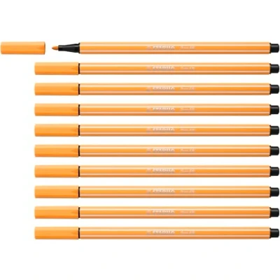 Afbeelding van Stabilo Viltstift pen 68/85 m papaja 1 stuk 10 stuks
