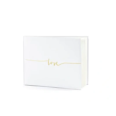 Afbeelding van Gastenboek Love Goud