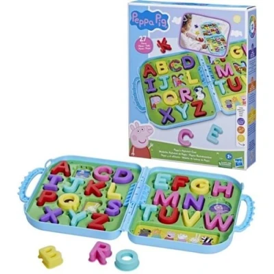 Image de Peppa Pig Mallette Alphabet De Peppa, Jouet Abécédaire Pour Enfants D&#039;Âge Préscolaire, A Partir 3 Ans