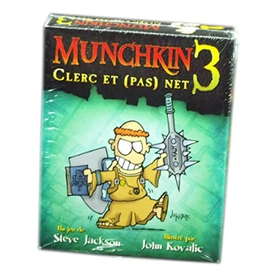 Image de Jeu de cartes Asmodee Munchkin 3 Clerc et (pas) Net