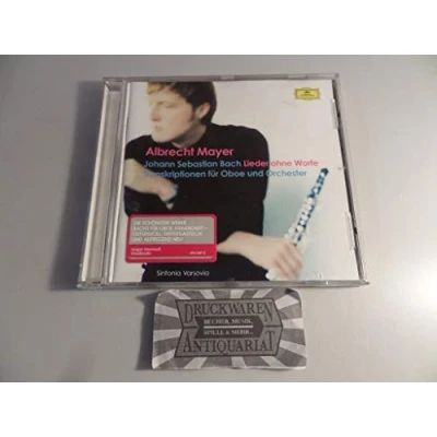 Afbeelding van Mayer Lieder Ohne Worte (Oboe) (CD)