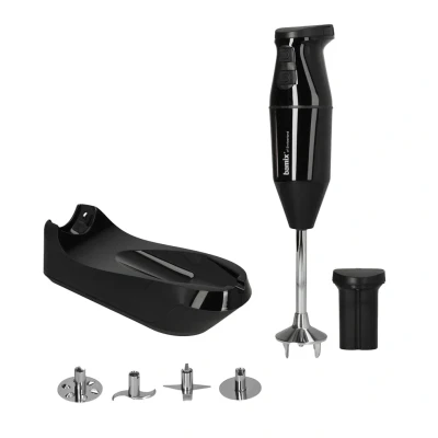 Afbeelding van Bamix draadloze staafmixer / keukenmachine 2 snelheden Cordless Zwart