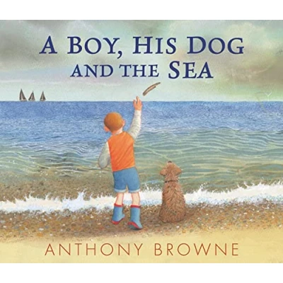 Afbeelding van A Boy, His Dog and the Sea