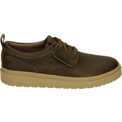 Afbeelding van Clarks POLDEN LACE Vrije tijdsschoenenHeren veterschoenHeren sneakersCasual Kleur: Cognac Maat: 45