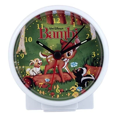 Afbeelding van DigiTech 2 Tech Digitale wekker, kunststof, wit Bambi, 10 x 4 cm