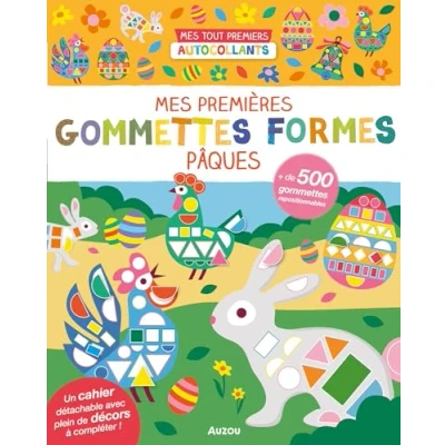 Afbeelding van PAQUES 500 GOMMETTES FORMES