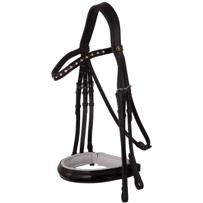 Afbeelding van BR Stang en Trens Hoofdstel Wendover Zwart/Wit Full