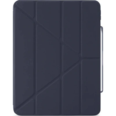 Afbeelding van Pipetto Tablet Hoes Geschikt voor iPad Pro 11 (2024) M4 Origami No3 Pencil Case Blauw /Dark Blue