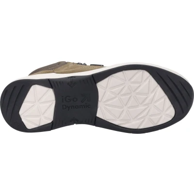 Afbeelding van Josef Seibel ELLI Veterboots, Dames, Maat: 36, Taupe Leer en textiel
