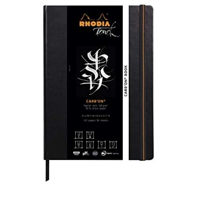 Afbeelding van Rhodia Touch Carb’Onbook A4 zwart papier