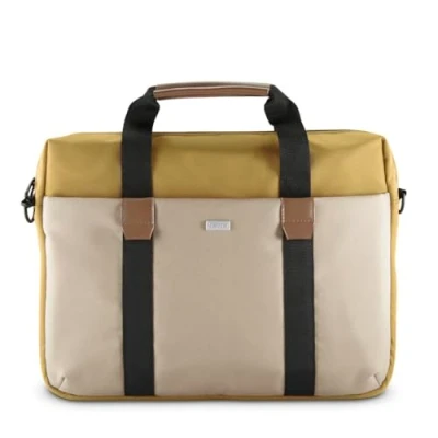 Afbeelding van Hama Laptop tas &quot;Silvan&quot;, duurzaam, van 34 36 cm (13,3&quot; 14,1&quot;), curry