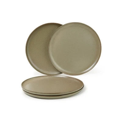 Afbeelding van Serax Surface Dinerbord 27 Cm Set Van 4 Groen