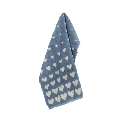 Afbeelding van Bunzlau Castle Keukendoek Hearts Blauw