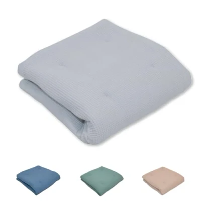 Image de tapis d&#039;éveil ULLENBOOM pour bébé 100x100 cm 100% OEKO TEX Fabriqué dans l&#039;UE, épais rembourré Gris Idéale comme de jeux bébé, motricité et sol enfant