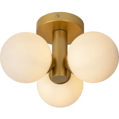 Afbeelding van Lucide TRUDY Plafonnière 3xG9 Mat Goud Messing